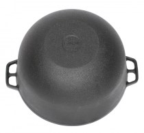 Казан туристический чугунный с дужкой и крышкой