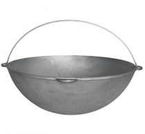 Казан татарский чугунный с дужкой и крышкой