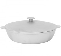 Сковорода с ровным дном и крышкой